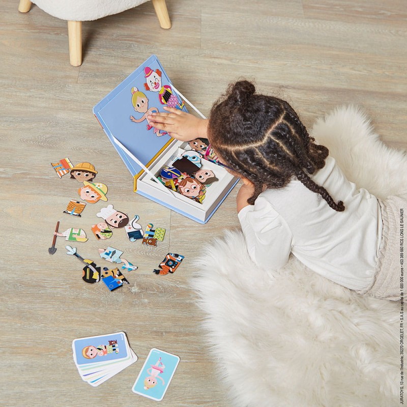 Magnetyczna układanka Puzzle Zawody Magnetibook Janod