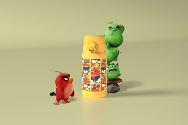 Butelka stalowa bidon 400 ml Angry Birds ION8
