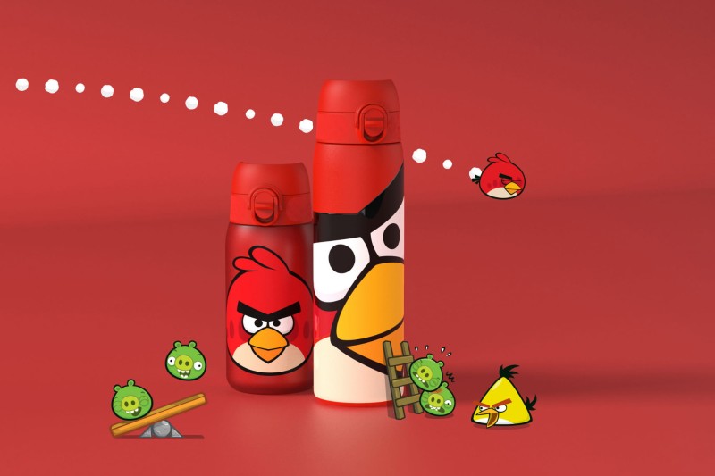 Butelka bidon dla dzieci 350 ml Angry Birds ION8