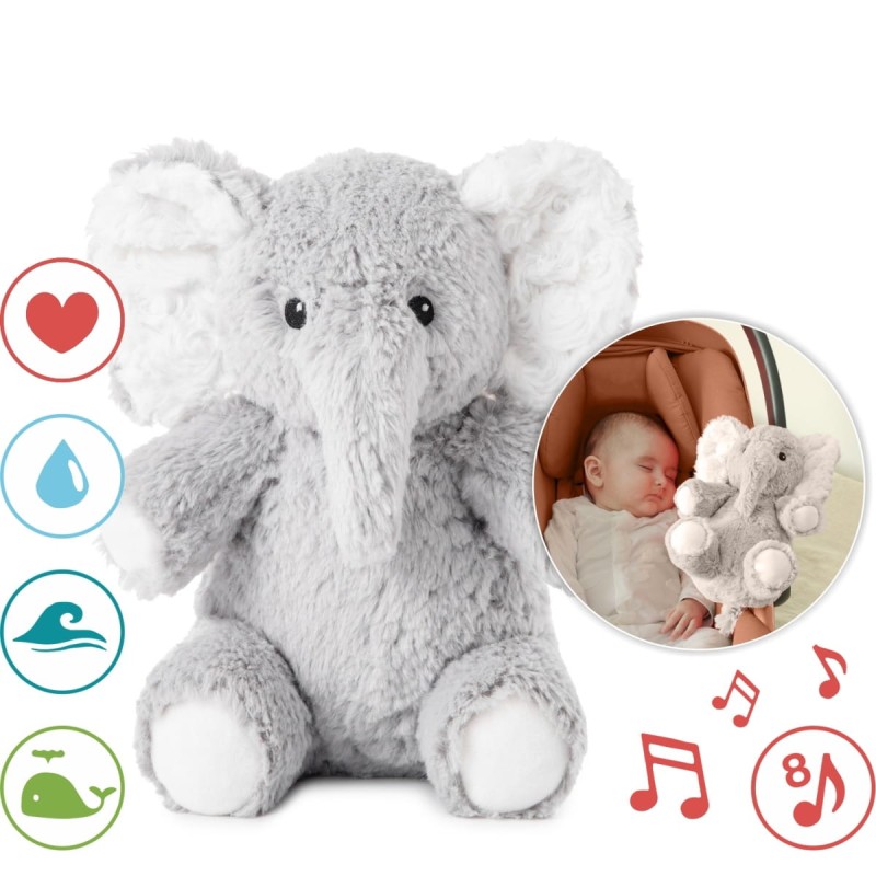 Szumiący Słonik z pozytywką Elliot Elephant On The Go Cloud B
