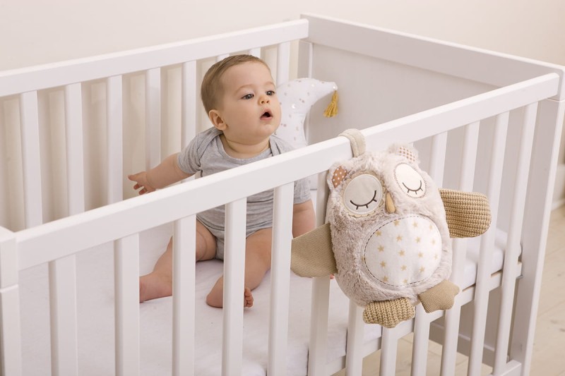 Szumiąca Sowa z czujnikiem dźwięku i pozytywką Nighty Owl Cloud B