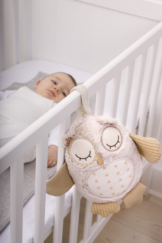 Szumiąca Sowa z czujnikiem dźwięku i pozytywką Nighty Owl Cloud B