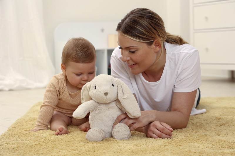 Szumiący Królik z czujnikiem ruchu i pozytywką Billy Bunny Cloud B