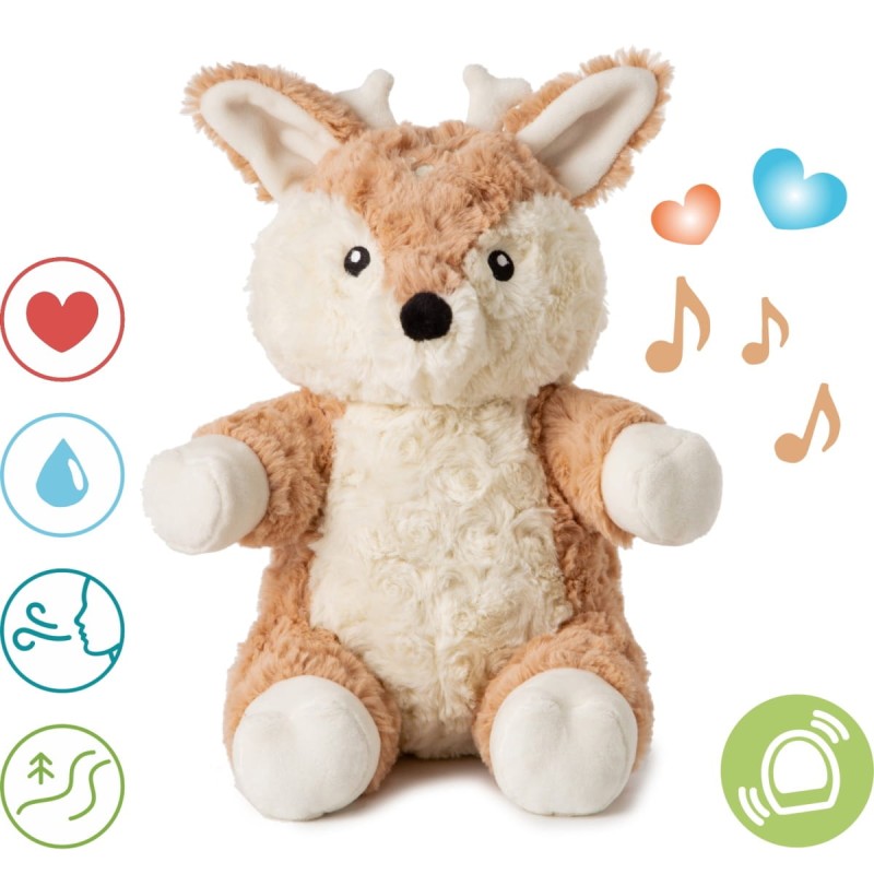 Szumiąca Sarenka z czujnikiem ruchu i pozytywką Finley Fawn Cloud B