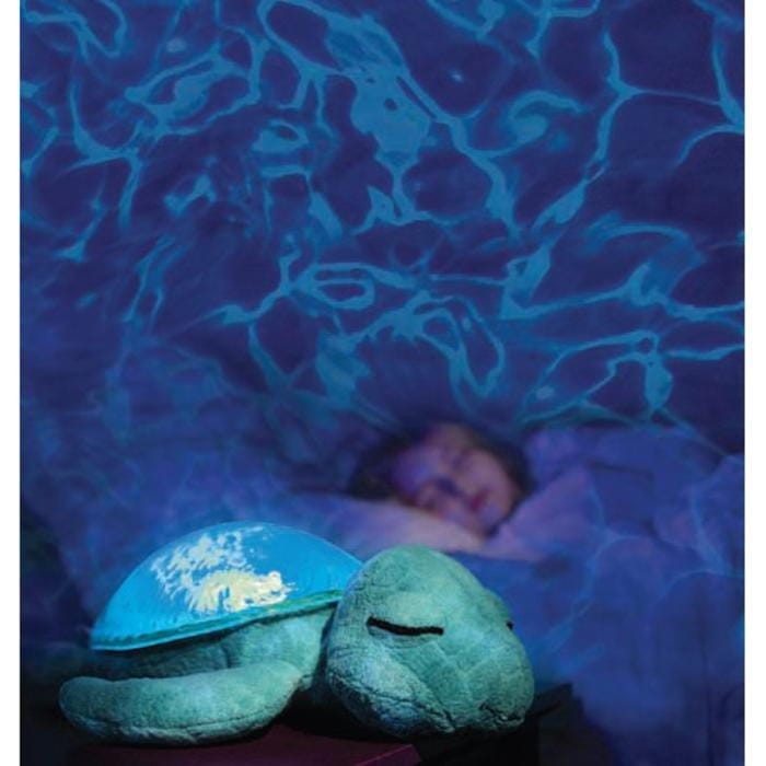 Lampka nocna z projekcją świetlną Żółw podwodny niebieski Tranquil Turtle Aqua Cloud B