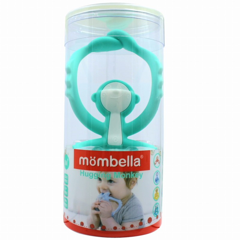 Gryzak Zabawka Małpka Blue Mombella