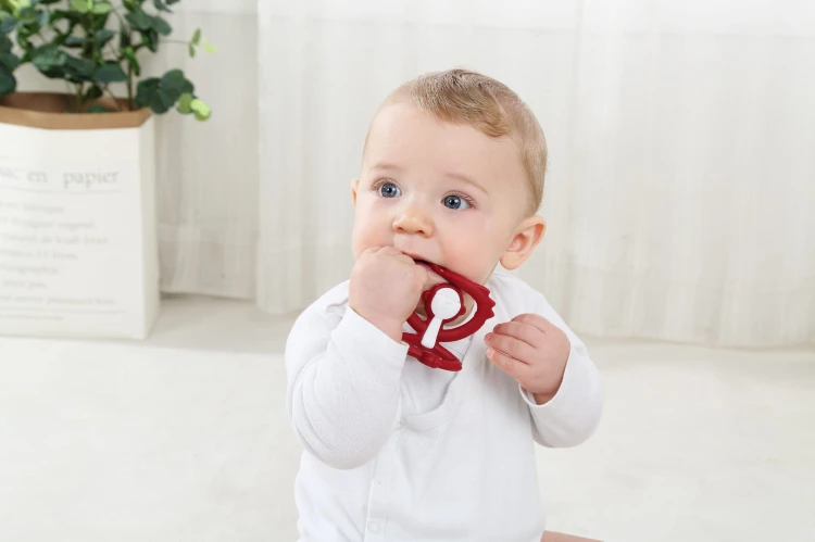 8131 Hugging Monkey teether toy Chimney Red.jpg