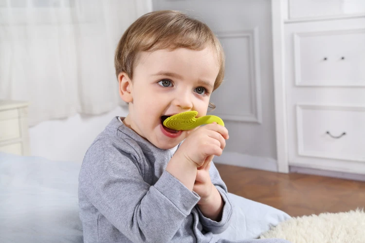 8061 Squirrel teether toy Green 1.jpg