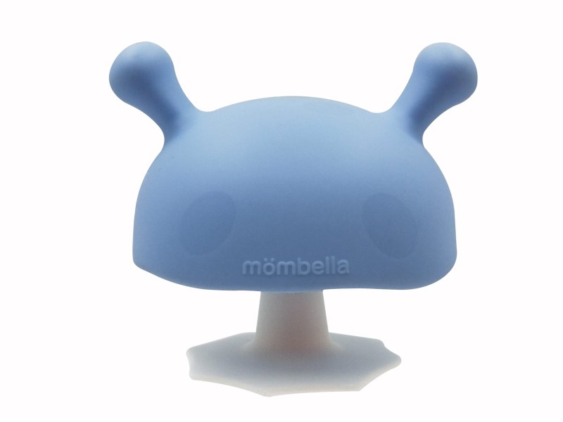 Gryzak Grzybek Mushroom Light Blue Mombella