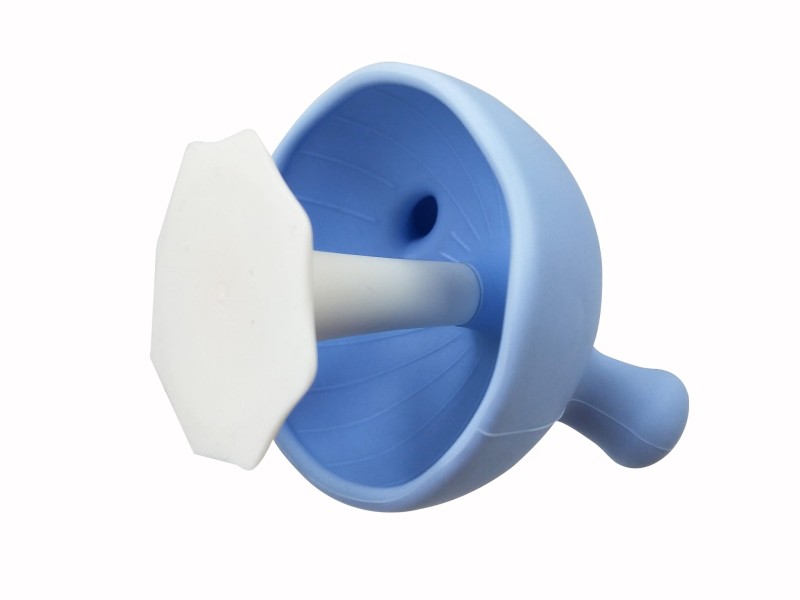 Gryzak Grzybek Mushroom Light Blue Mombella