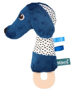 Jamiś piszczek z gryzakiem granatowy Mom's Care