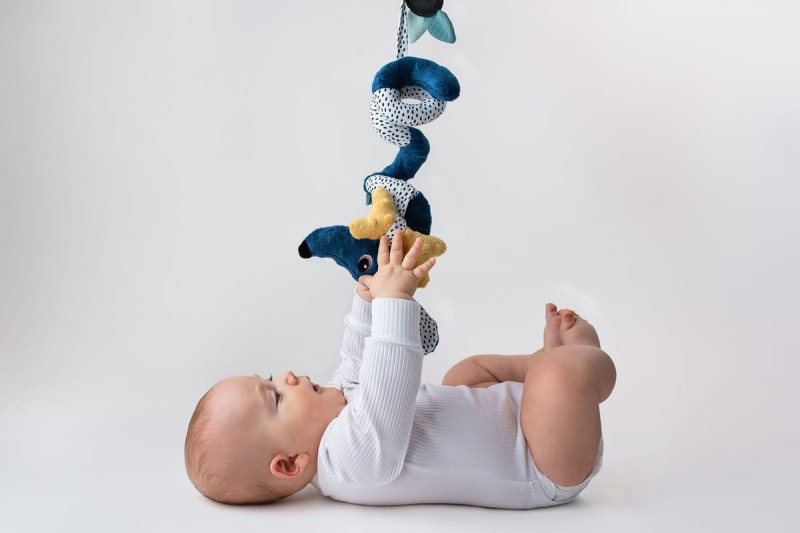 Jamiś spiralka do wózka granatowa Mom's Care