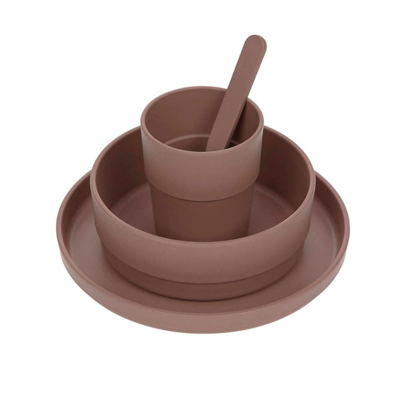 Komplet naczyń dla dzieci Uni choco Lassig