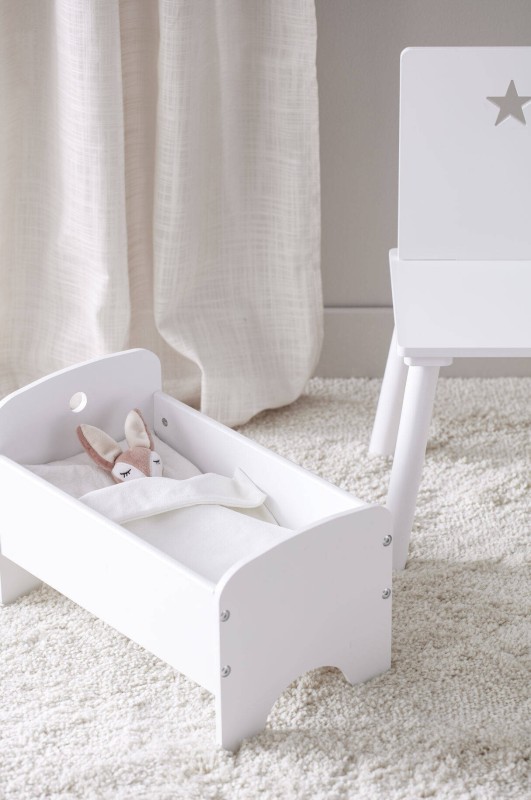 Kid's Concept - Łóżeczko dla lalek z pościelą KID'S HUB