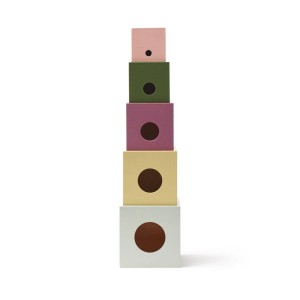 Kid's Concept - Kostki do układania drewniane 5 szt EDVIN