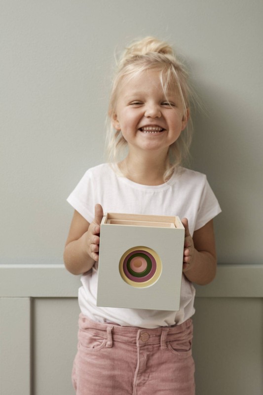 Kid's Concept - Kostki do układania drewniane 5 szt EDVIN