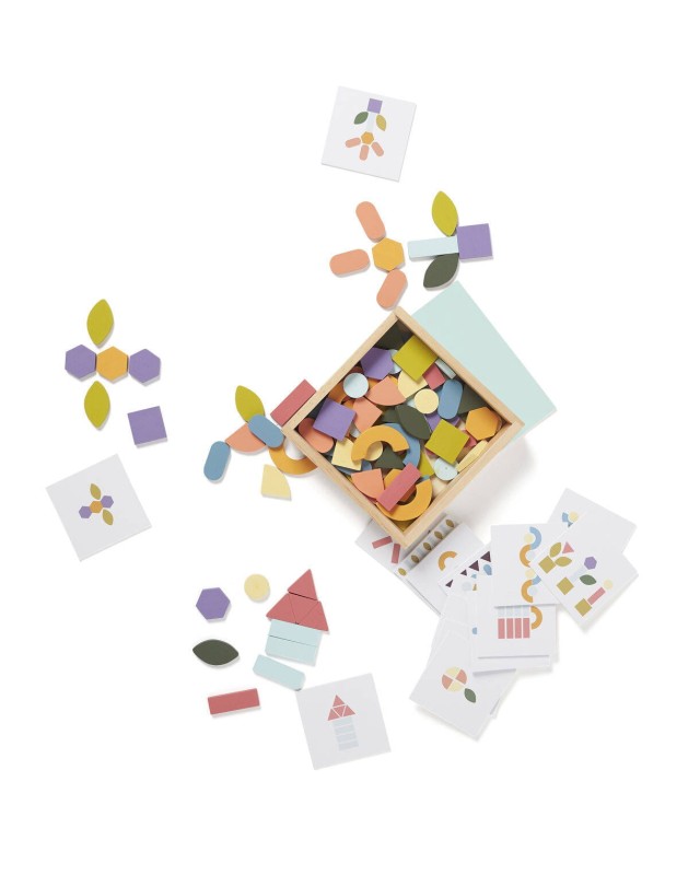Kid's Concept - Drewniane puzzle-mozaika