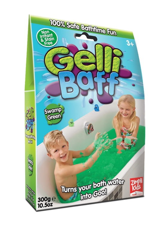 Magiczny proszek do kąpieli Gelli Baff zielony 1 użycie 3+ Zimpli Kids