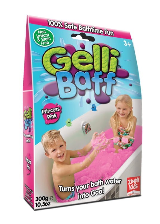 Magiczny proszek do kąpieli Gelli Baff różowy 1 użycie 3+ Zimpli Kids
