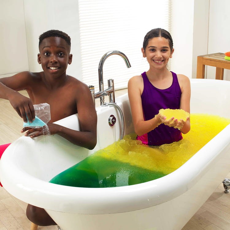 Magiczny proszek do kąpieli Gelli Baff Colour Change kosmiczny żółty 3+ Zimpli Kids