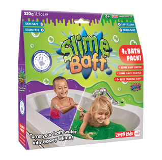 Zestaw do robienia glutów Slime Baff fioletowy i zielony 4 użycia 3+ Zimpli Kids