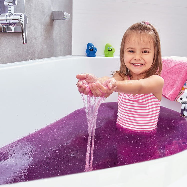 Zestaw do robienia glutów Slime Baff Glitter pomarańczowy i błękitny 4 użycia 3+ Zimpli Kids