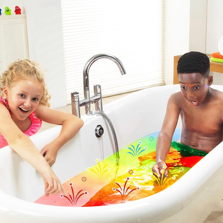 Strzelający proszek do kąpieli Crackle Baff Colours 3 użycia 3 kolory 3+ Zimpli Kids