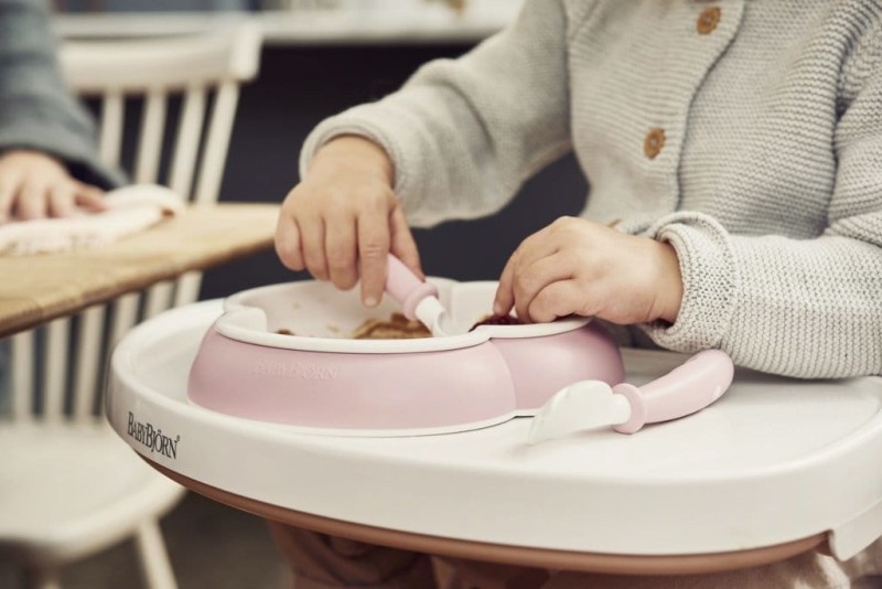BABYBJORN zestaw talerzy Grey