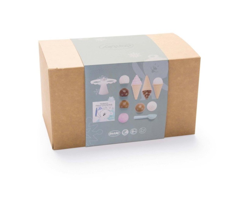  Zestaw do lodów z kolorowanką THORBJORN Dantoy