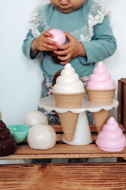  Zestaw do lodów z kolorowanką THORBJORN Dantoy