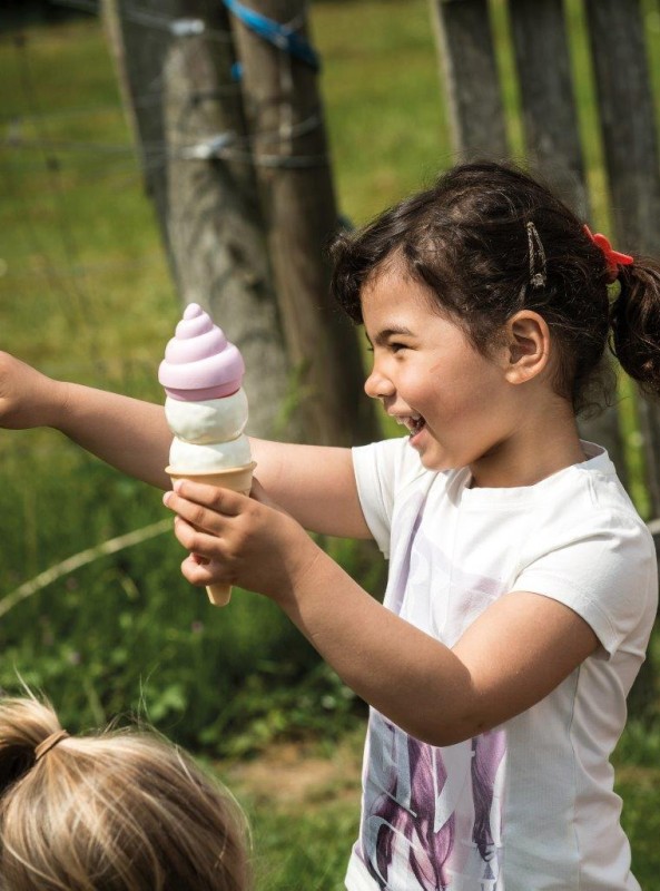  Zestaw do lodów z kolorowanką THORBJORN Dantoy