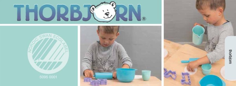  Zestaw do lodów z kolorowanką THORBJORN Dantoy