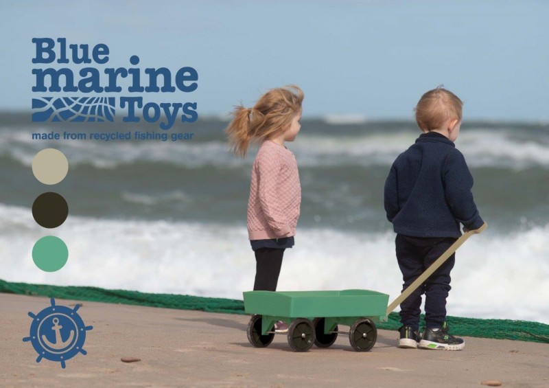 Wózek plażowy ogrodowy BLUE MARINE Toys Dantoy