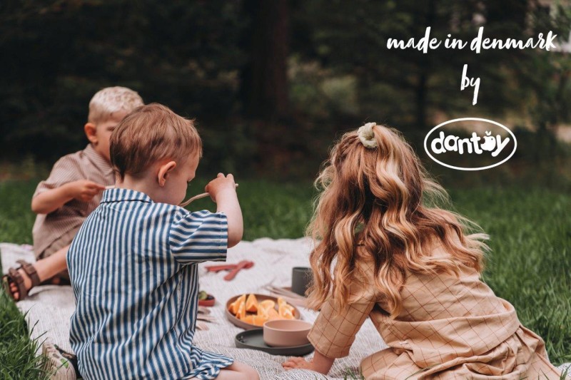 Kubek niekapek TINY BIObased 2 szt Mocca/ Olive Dantoy