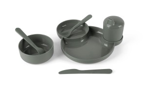 Zestaw naczyń Dinnertime TINY BIObased Olive Dantoy