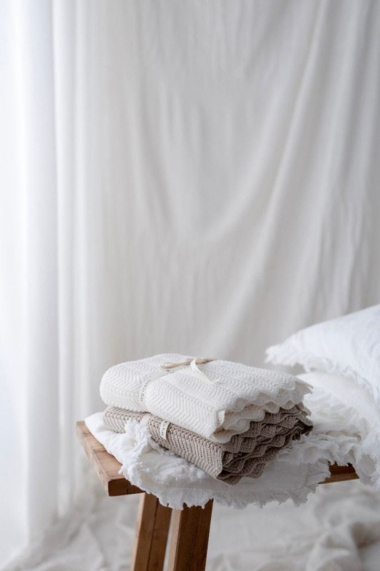 Kocyk bambusowy 80x100 feather light grey my memi