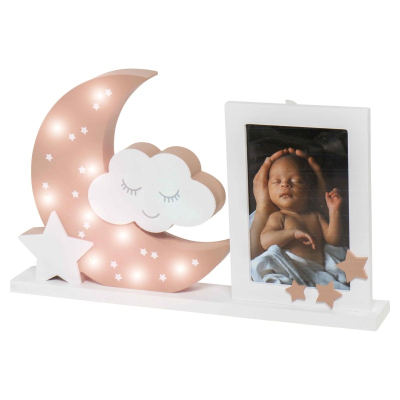 Ramka do zdjęć z lampką LED Moonlight rose DOOKY