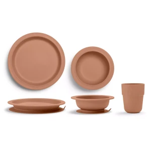 Zestaw obiadowy dla dzieci Soft Terracotta Elodie Details