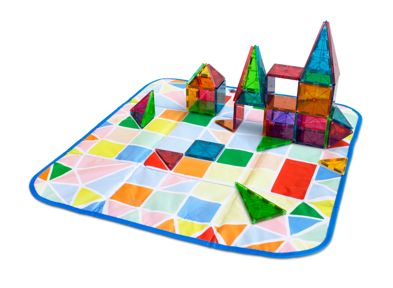 Skrzynia na klocki/Mata interaktywna 2 w 1 MAGNA-TILES