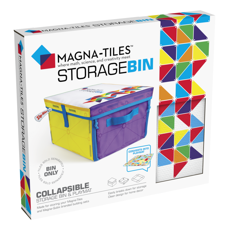 Skrzynia na klocki/Mata interaktywna 2 w 1 MAGNA-TILES