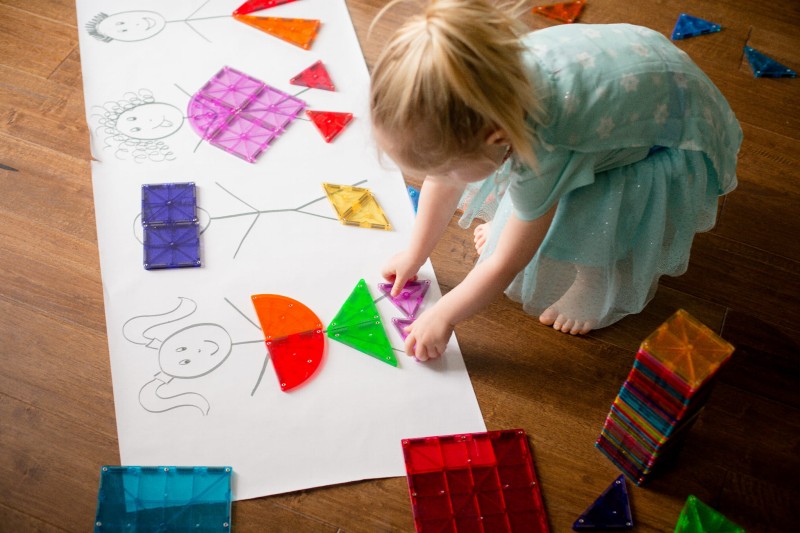 Klocki Magnetyczne Miasto Metropolis 110 el. MAGNA-TILES