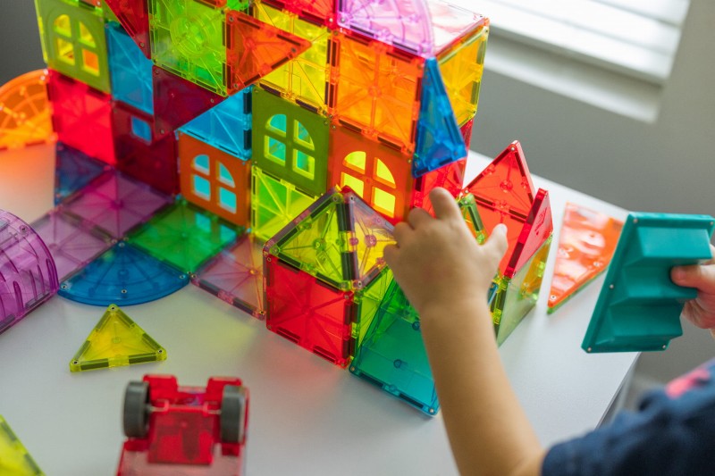 Klocki Magnetyczne Miasto Metropolis 110 el. MAGNA-TILES