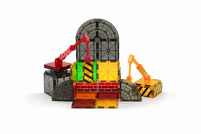 Klocki Magnetyczne Na Budowie Builder 32 el. MAGNA-TILES