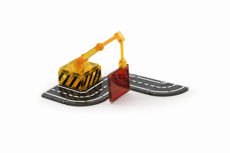 Klocki Magnetyczne Na Budowie Builder 32 el. MAGNA-TILES