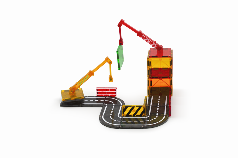 Klocki Magnetyczne Na Budowie Builder 32 el. MAGNA-TILES