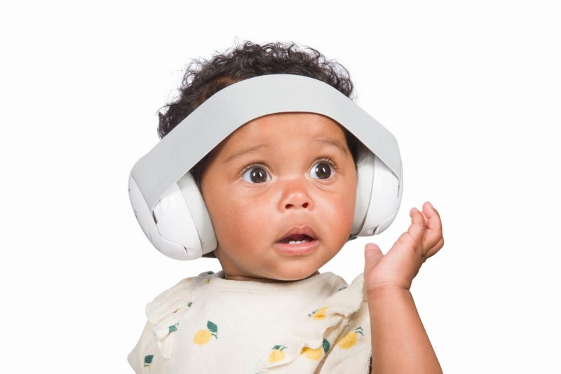 Słuchawki ochronne DOOKY Baby Earmuff white 0-3 l