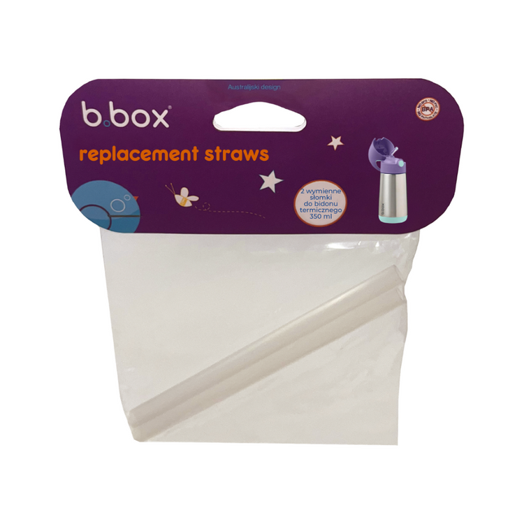 Zestaw słomek do bidonu termicznego 350 ml 2 szt. b.box