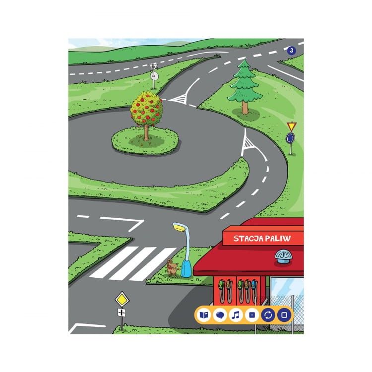 Czytaj z Albikiem Zeszyt z naklejkami Transport 3+