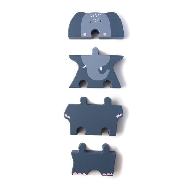Słoń Drewniane Puzzle Trixie Baby