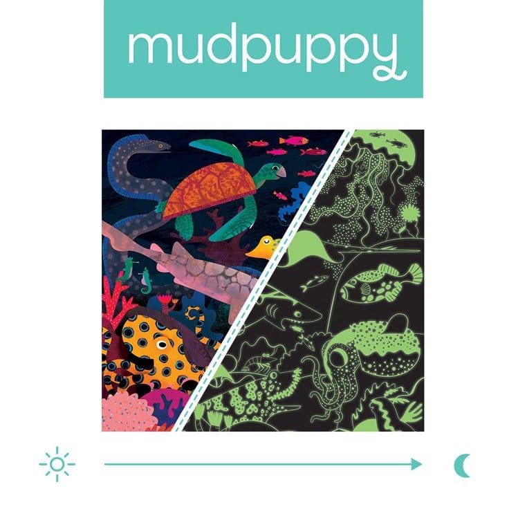 Puzzle rodzinne świecące w ciemności Ocean 500 el. 8+ Mudpuppy